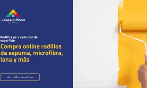 Descubre los tipos de rodillos para pintar: espuma, microfibra, lana y más. ¡Renueva tu hogar con La Casa del Pintor!