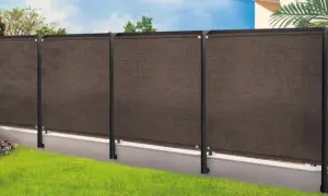Pantalla marrón para terraza, ideal para como tapar la vista del vecino y disfrutar de tu espacio privado.