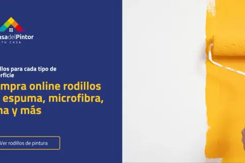 Descubre los tipos de rodillos para pintar: espuma, microfibra, lana y más. ¡Renueva tu hogar con La Casa del Pintor!