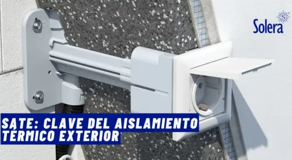 Perfil de arranque SATE Solera, esencial para un aislamiento térmico exterior eficiente.